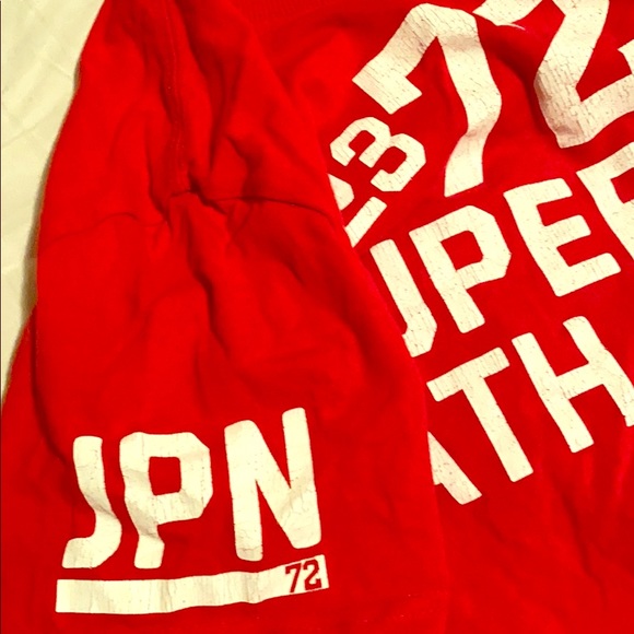 Superdry  Size -M Red T Shirt - Picture 4 of 5